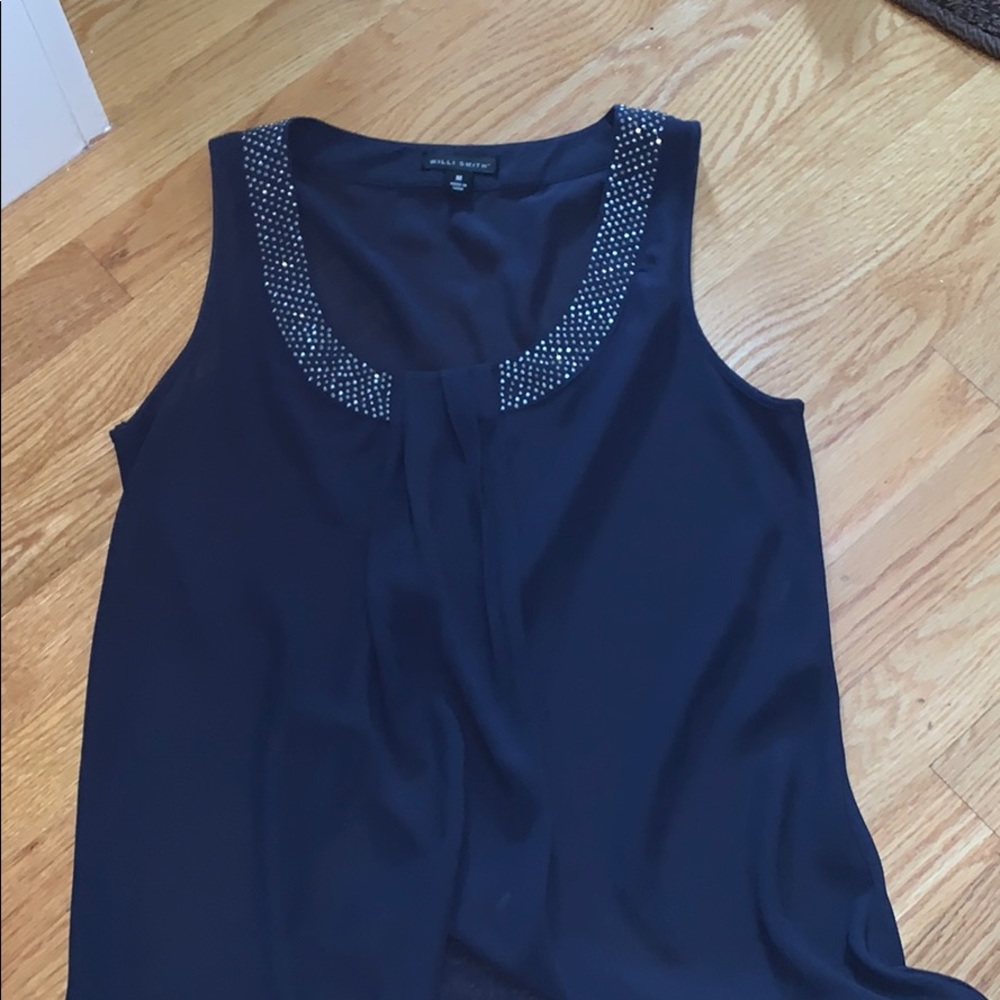 Navy blue dress shirt